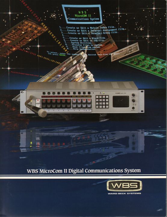 WBS MicroCOM II digital communications system