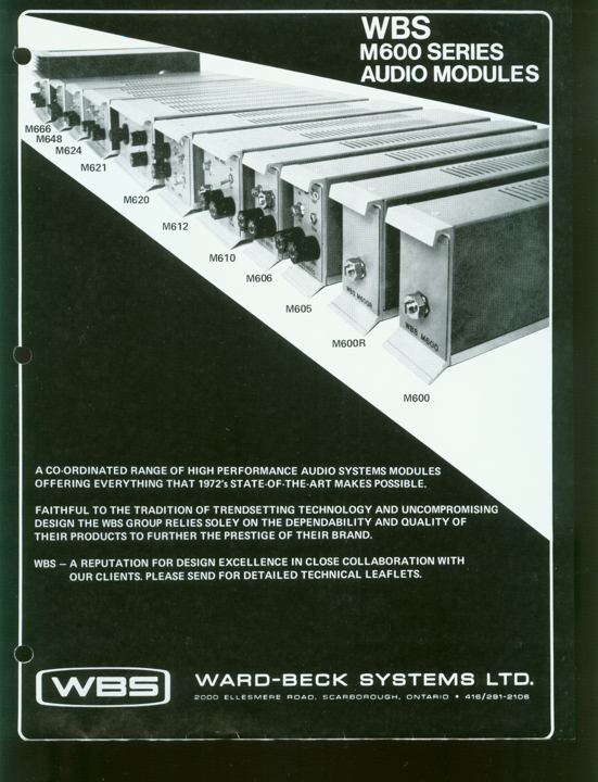 WBS M600 Series audio modules
