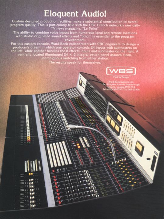 Eloquent audio! CBC Le Point