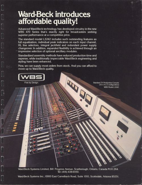 Ward-Beck introduces affordable quality! L3242