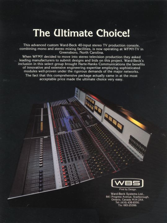 The ultimate choice! WFMY-TV stereo