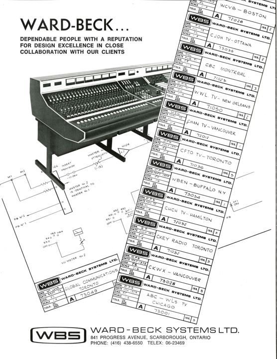 Ward-Beck… dependable people: NAB display board with job 71050 drawings